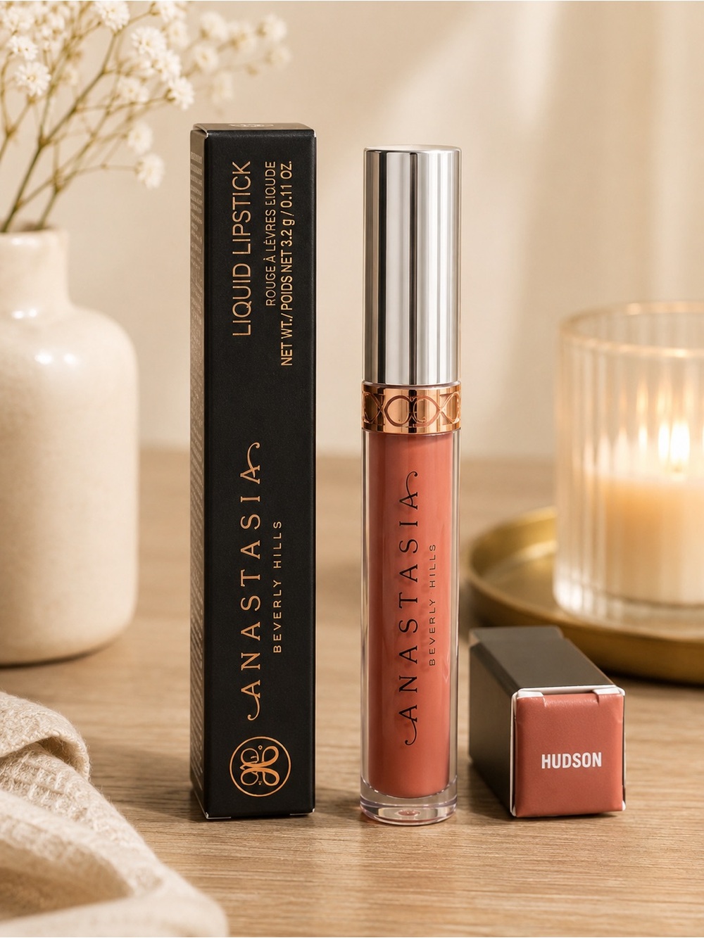 Anastasia Beverly Hills Liquid Lipstick - Hudson (Rose Brown)